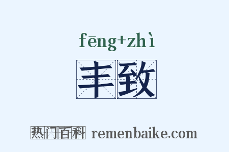 丰致是什么意思的图片